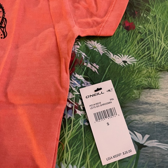 O'NEILL Let's Go Babe Graphic Crop Tee, Multiple Sizes, Watermelon, NWT - Picture 7 of 8